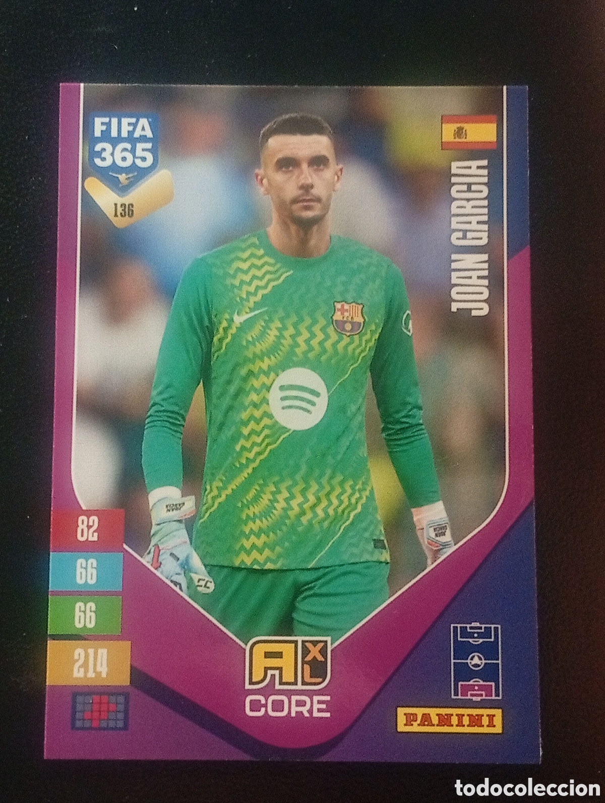 Cromos de f&uacute;tbol: 136 JOAN GARCIA BARCELONA FIFA 365 ADRENALYN 2026 2027 26 27 CARDS PANINI TOPPS