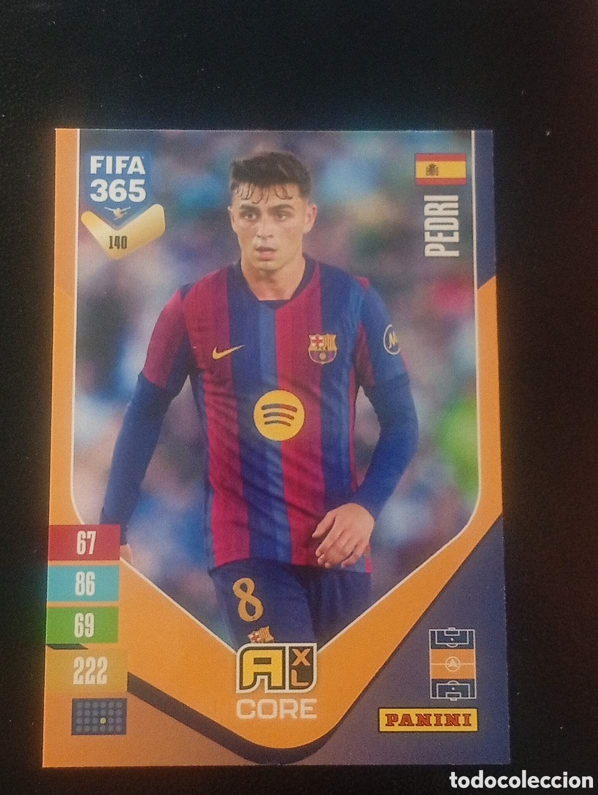 Cromos de f&uacute;tbol: 140 PEDRI BARCELONA FIFA 365 ADRENALYN 2026 2027 26 27 CARDS PANINI TOPPS