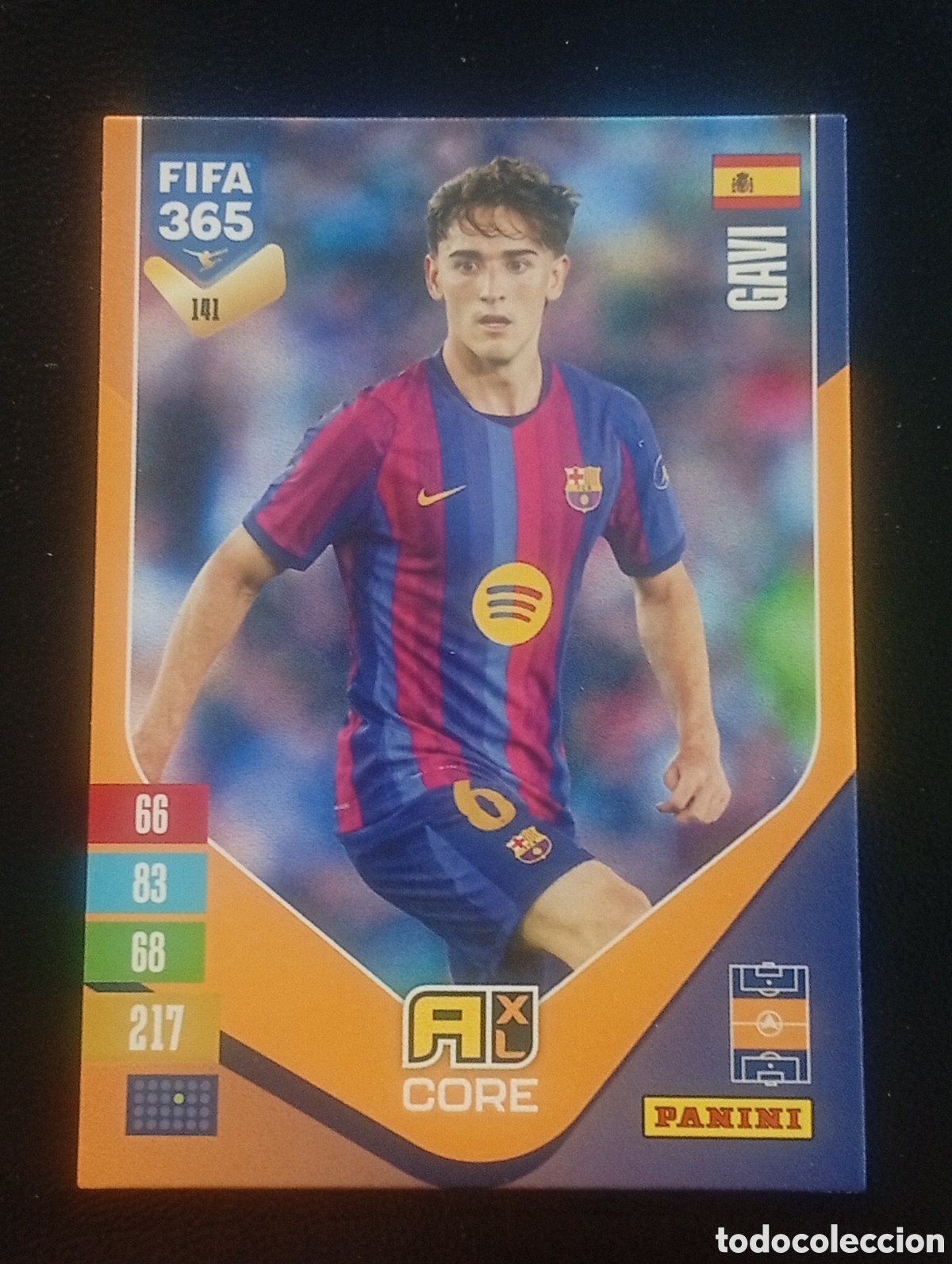 Cromos de f&uacute;tbol: 141 GAVI BARCELONA FIFA 365 ADRENALYN 2026 2027 26 27 CARDS PANINI TOPPS