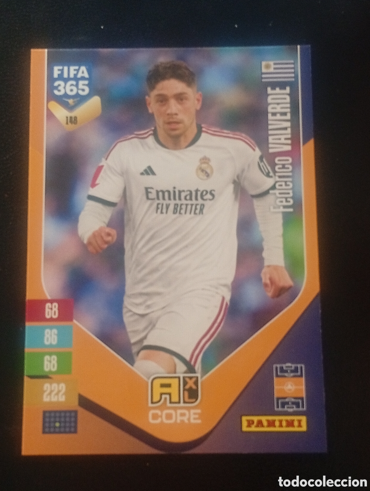 Cromos de f&uacute;tbol: 148 FEDE VALVERDE REAL MADRID FIFA 365 ADRENALYN 2026 2027 26 27 CARDS PANINI TOPPS