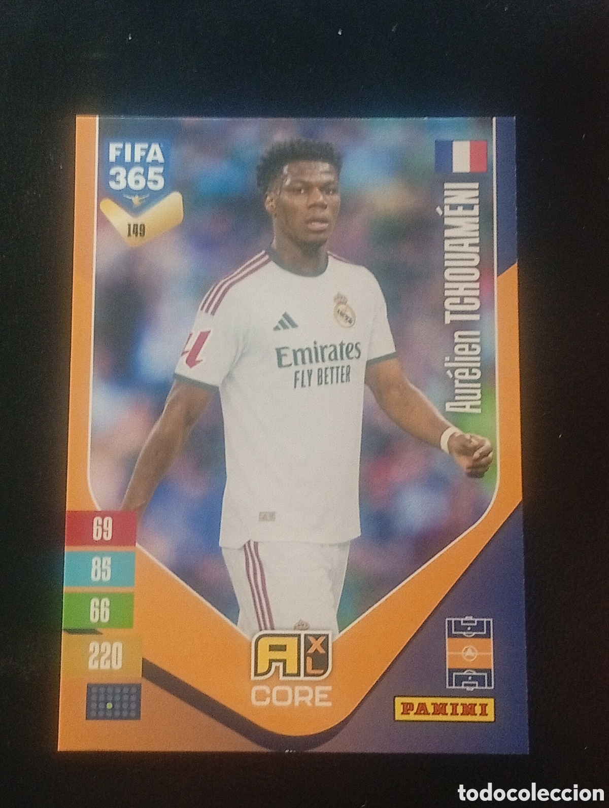 Cromos de f&uacute;tbol: 149 TCHOUAMENI REAL MADRID FIFA 365 ADRENALYN 2026 2027 26 27 CARDS PANINI TOPPS