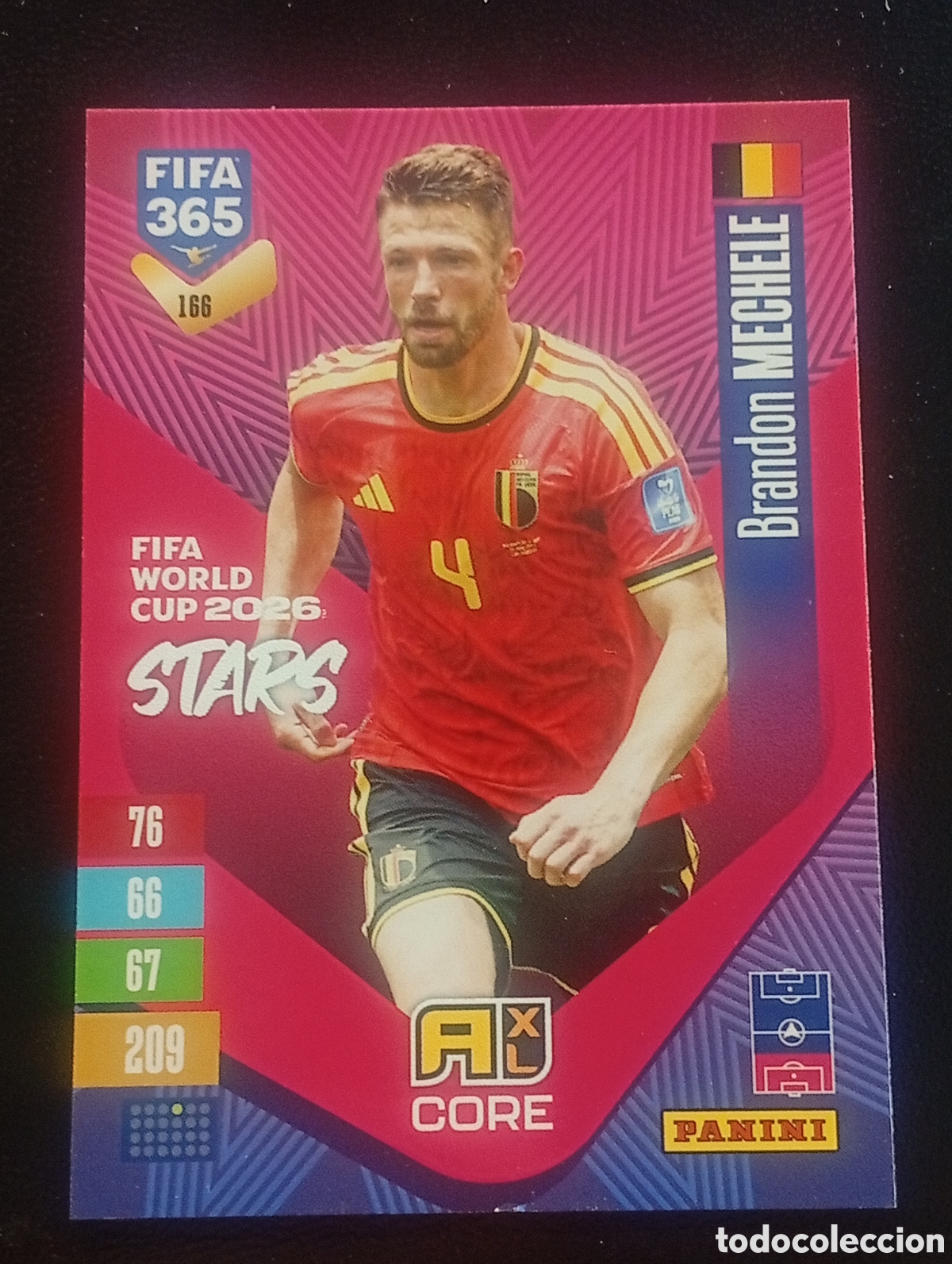 Cromos de f&uacute;tbol: 166 world cup MECHELE BELGICA BELGIUM FIFA 365 ADRENALYN 2026 2027 26 27 CARDS PANINI TOPPS