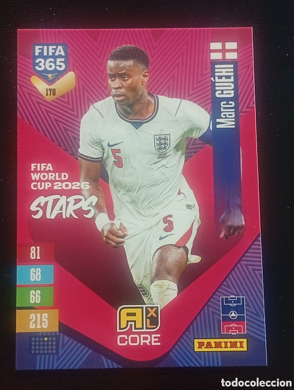 Cromos de f&uacute;tbol: 170 world cup GUEHI ENGLAND UK FIFA 365 ADRENALYN 2026 2027 26 27 CARDS PANINI TOPPS