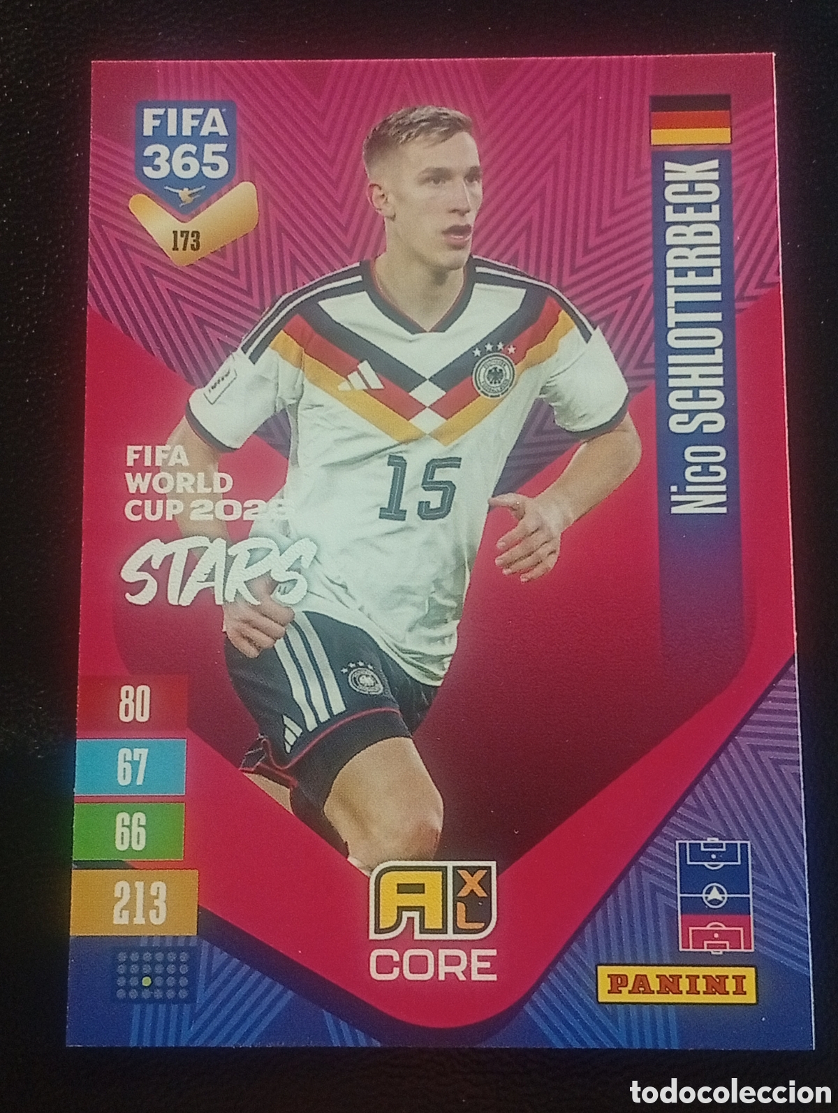Cromos de f&uacute;tbol: 173 world cup SCHLOTTERBECK ALEMANIA GERMANY FIFA 365 ADRENALYN 2026 2027 26 27 CARDS PANINI TOPPS