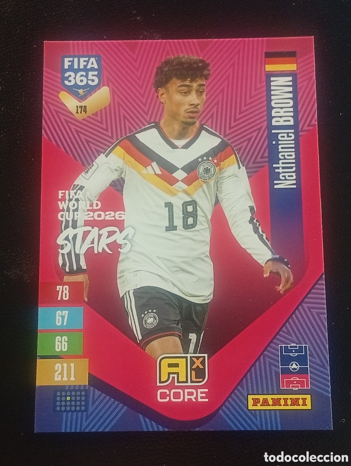 Cromos de f&uacute;tbol: 174 world cup BROWN ALEMANIA GERMANY FIFA 365 ADRENALYN 2026 2027 26 27 CARDS PANINI TOPPS