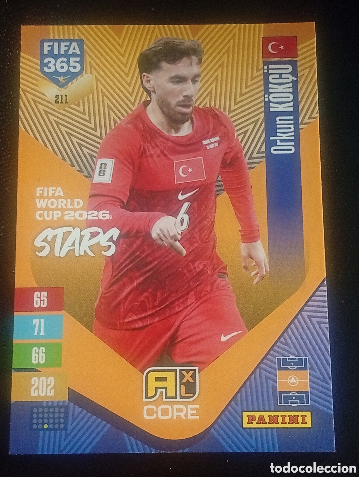 Cromos de f&uacute;tbol: 211 world cup KOKCU TURKIA TURQUIA FIFA 365 ADRENALYN 2026 2027 26 27 CARDS PANINI TOPPS
