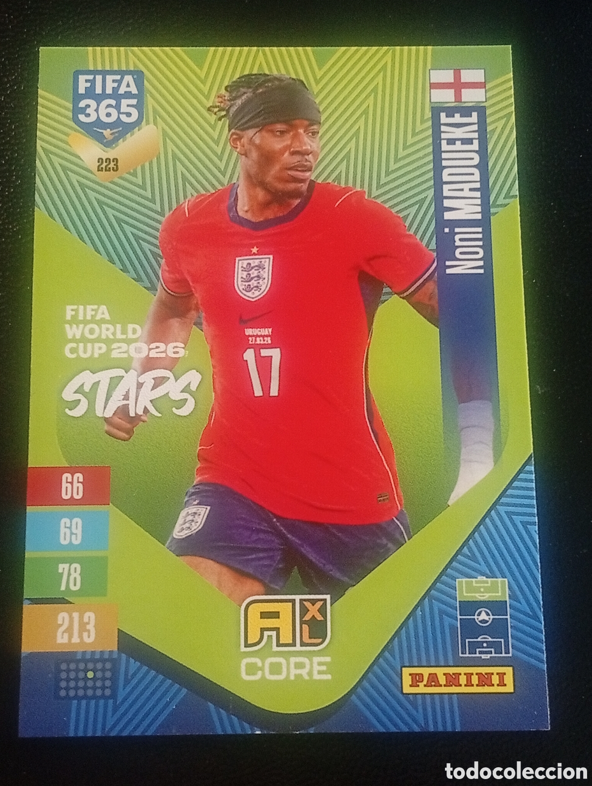 Cromos de f&uacute;tbol: 223 world cup MADUEKE ENGLAND UK FIFA 365 ADRENALYN 2026 2027 26 27 CARDS PANINI TOPPS
