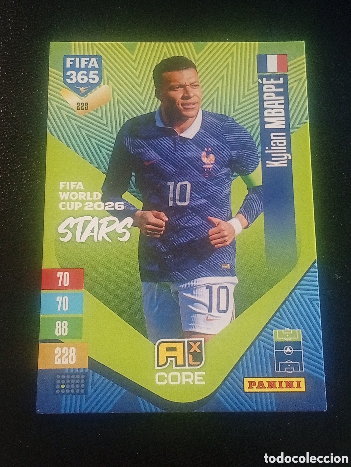 Cromos de f&uacute;tbol: 225 world cup MBAPPE FRANCIA FRANCE FIFA 365 ADRENALYN 2026 2027 26 27 CARD PANINI TOPPS REAL MADRID