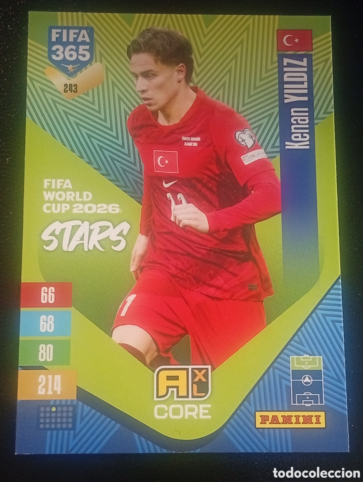 Cromos de f&uacute;tbol: 243 world cup YILDIZ TURQU&Iacute;A TURKIA FIFA 365 ADRENALYN 2026 2027 26 27 CARD PANINI TOPPS