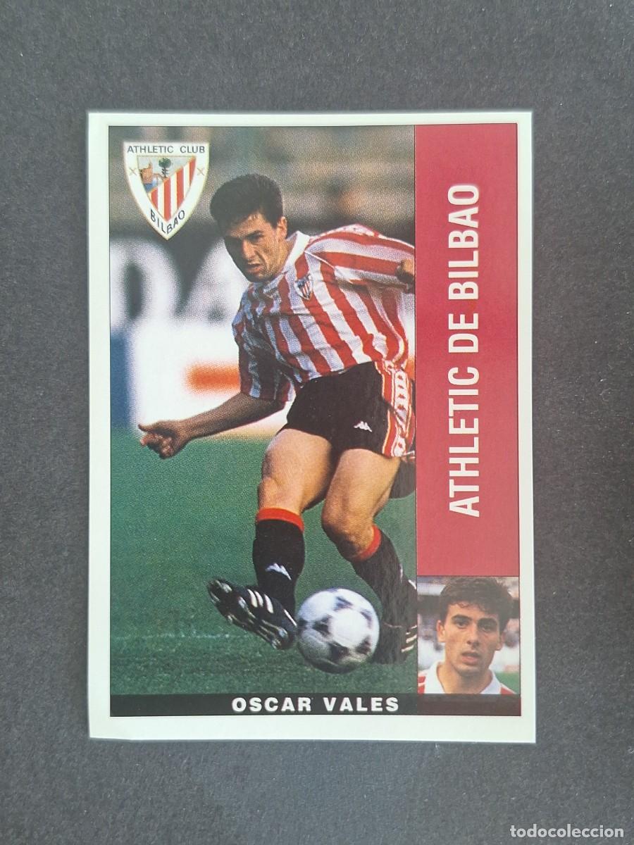 Cromos de f&uacute;tbol: L2 OSCAR VALES ATHLETIC CLUB DE BILBAO PANINI LIGA 1995 1996 95 96 NUNCA PEGADO SIN PEGAR