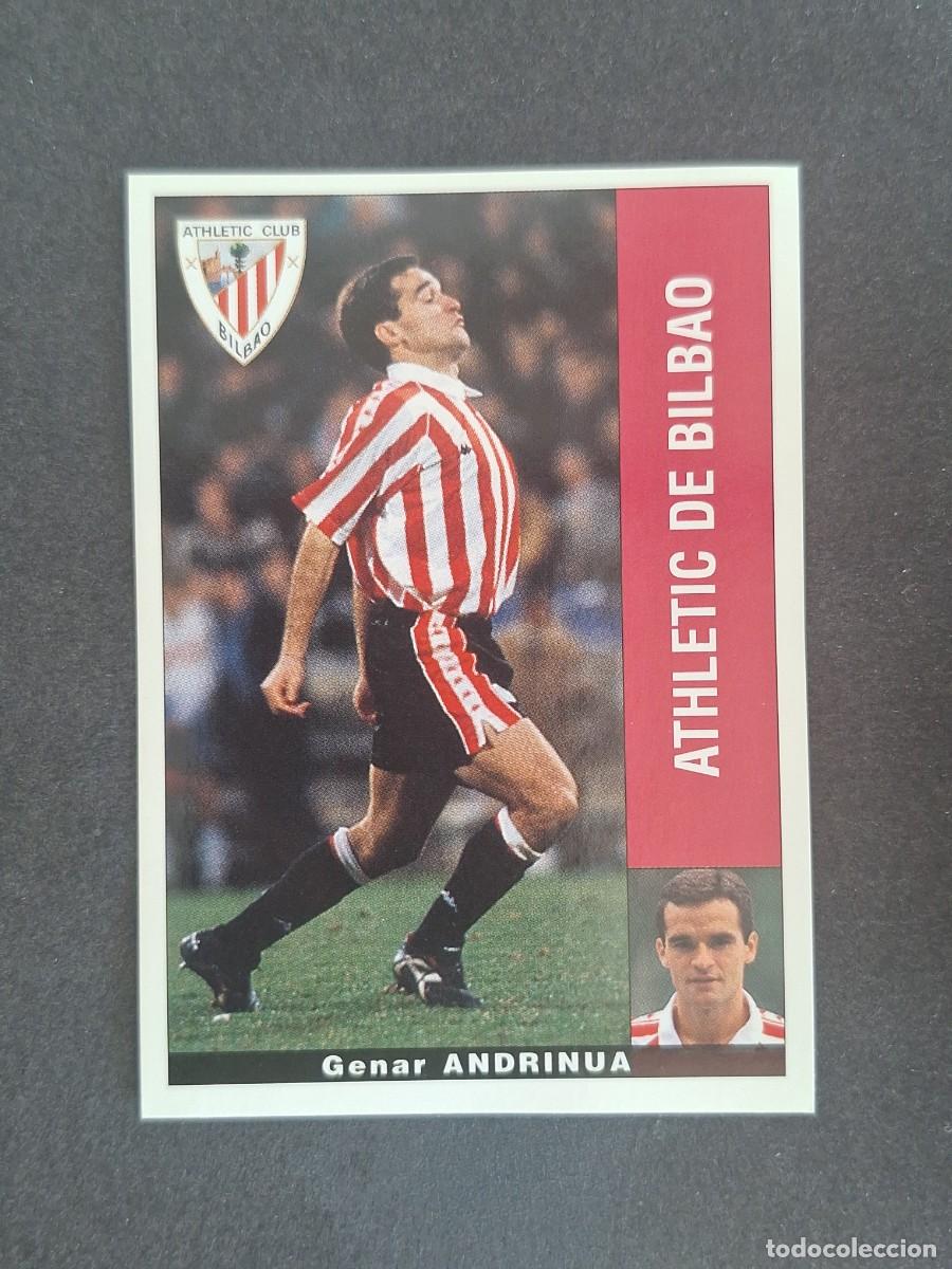 Cromos de f&uacute;tbol: L2 ANDRINUA ATHLETIC CLUB DE BILBAO PANINI LIGA 1995 1996 95 96 NUNCA PEGADO SIN PEGAR