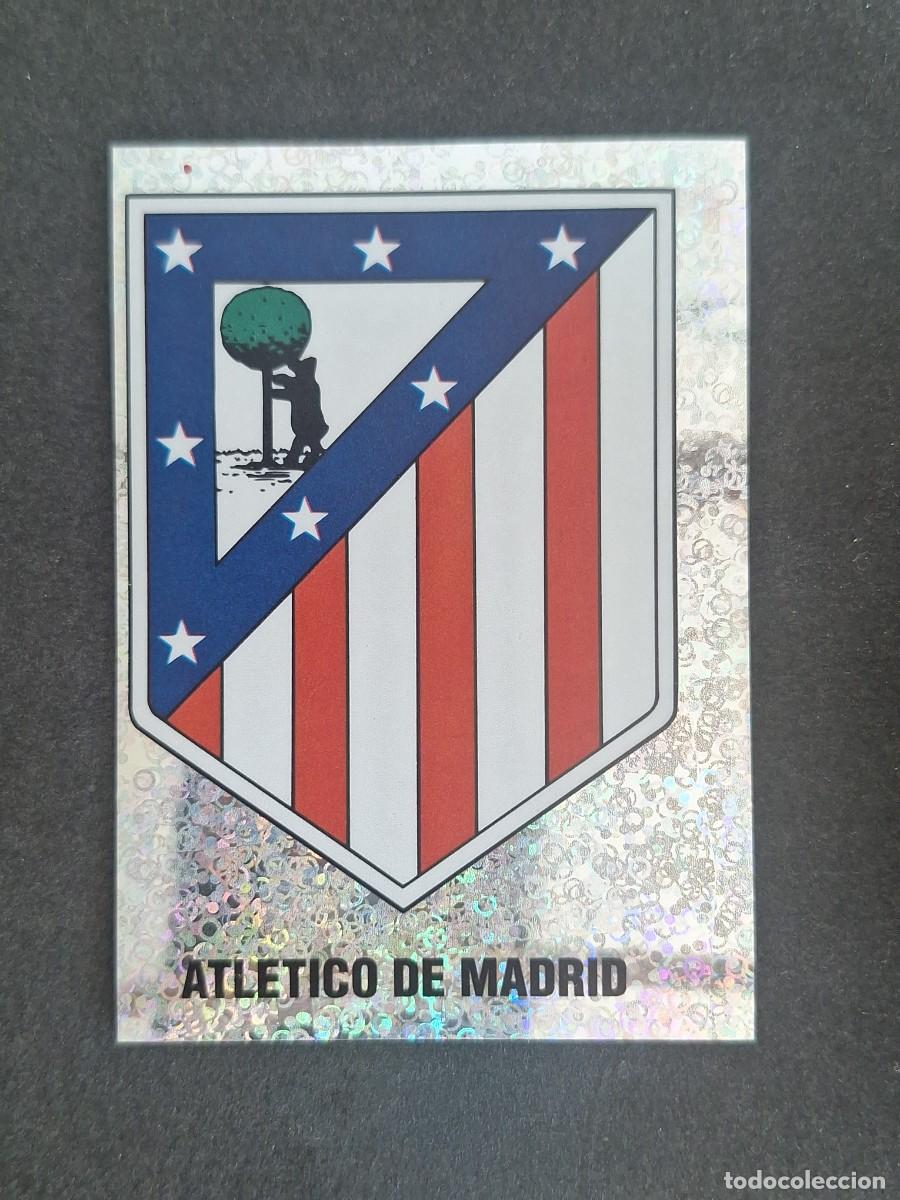 Cromos de f&uacute;tbol: L2 ESCUDO ATLETICO DE MADRID PANINI LIGA 1995 1996 95 96 NUNCA PEGADO SIN PEGAR