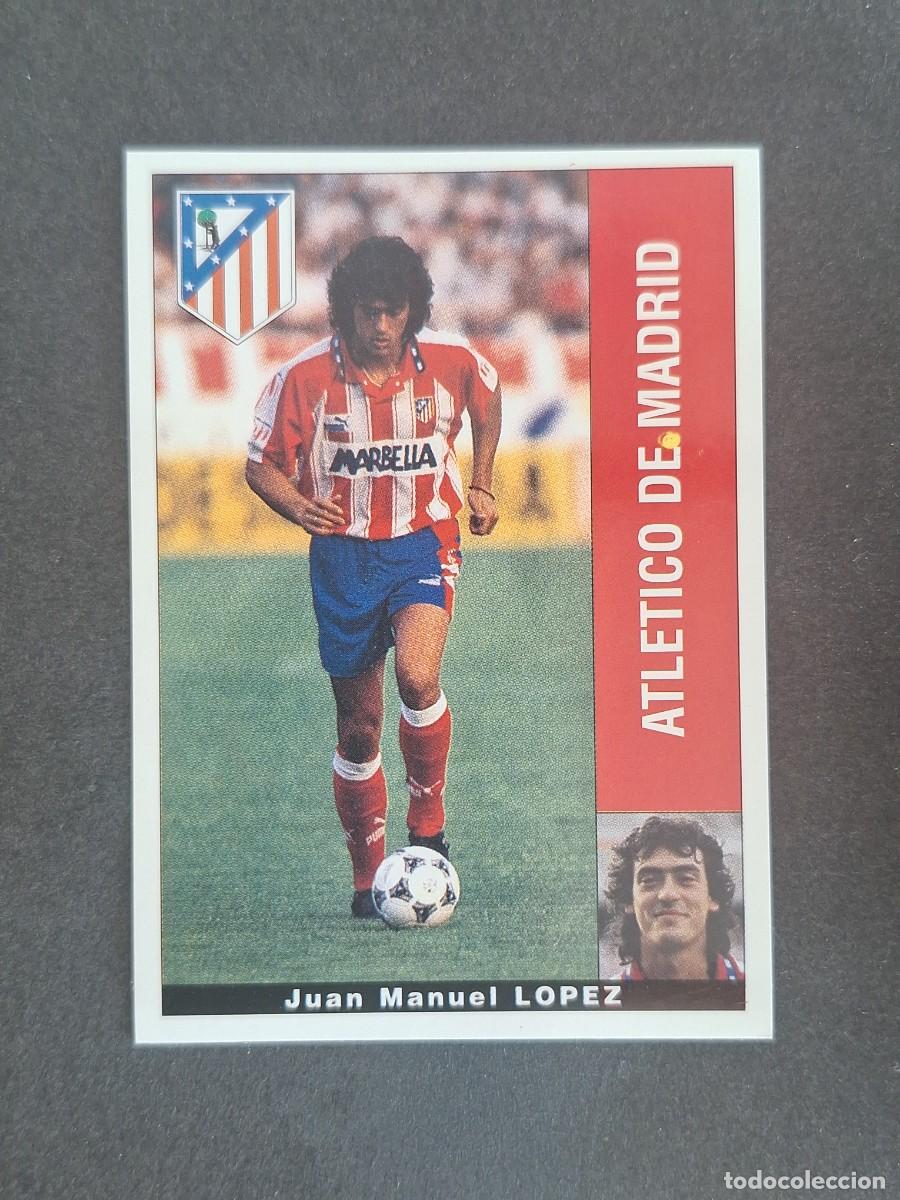 Cromos de f&uacute;tbol: L2 LOPEZ ATLETICO DE MADRID PANINI LIGA 1995 1996 95 96 NUNCA PEGADO SIN PEGAR