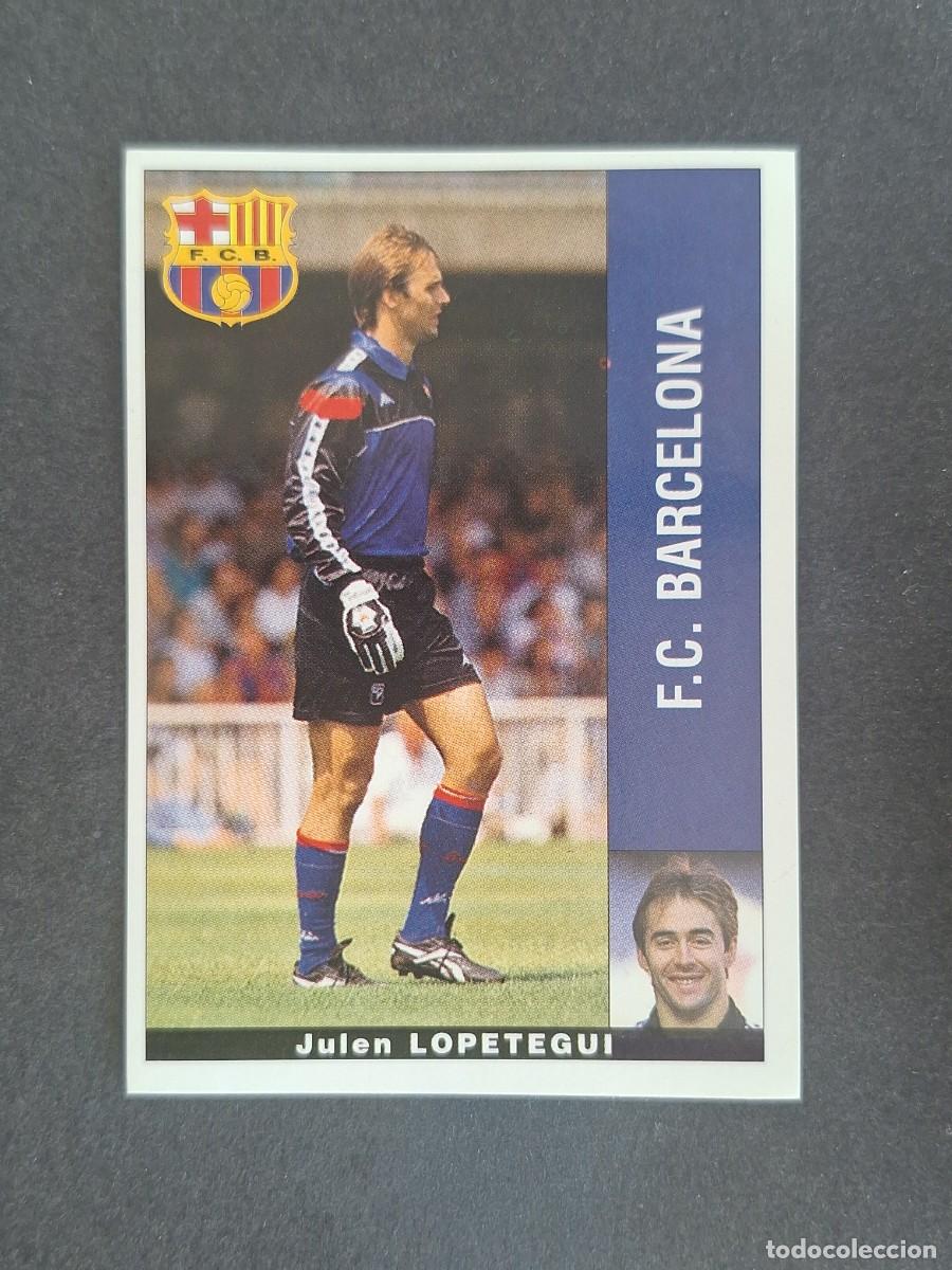 Cromos de f&uacute;tbol: L2 LOPETEGUI F. C. BARCELONA PANINI LIGA 1995 1996 95 96 NUNCA PEGADO SIN PEGAR