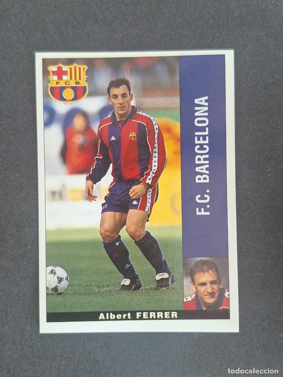 Cromos de f&uacute;tbol: L2 FERRER F. C. BARCELONA PANINI LIGA 1995 1996 95 96 NUNCA PEGADO SIN PEGAR