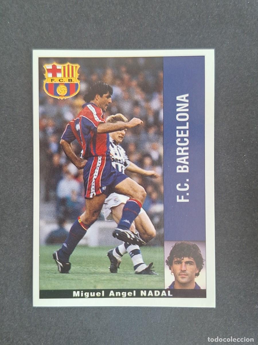 Cromos de f&uacute;tbol: L2 NADAL F. C. BARCELONA PANINI LIGA 1995 1996 95 96 NUNCA PEGADO SIN PEGAR