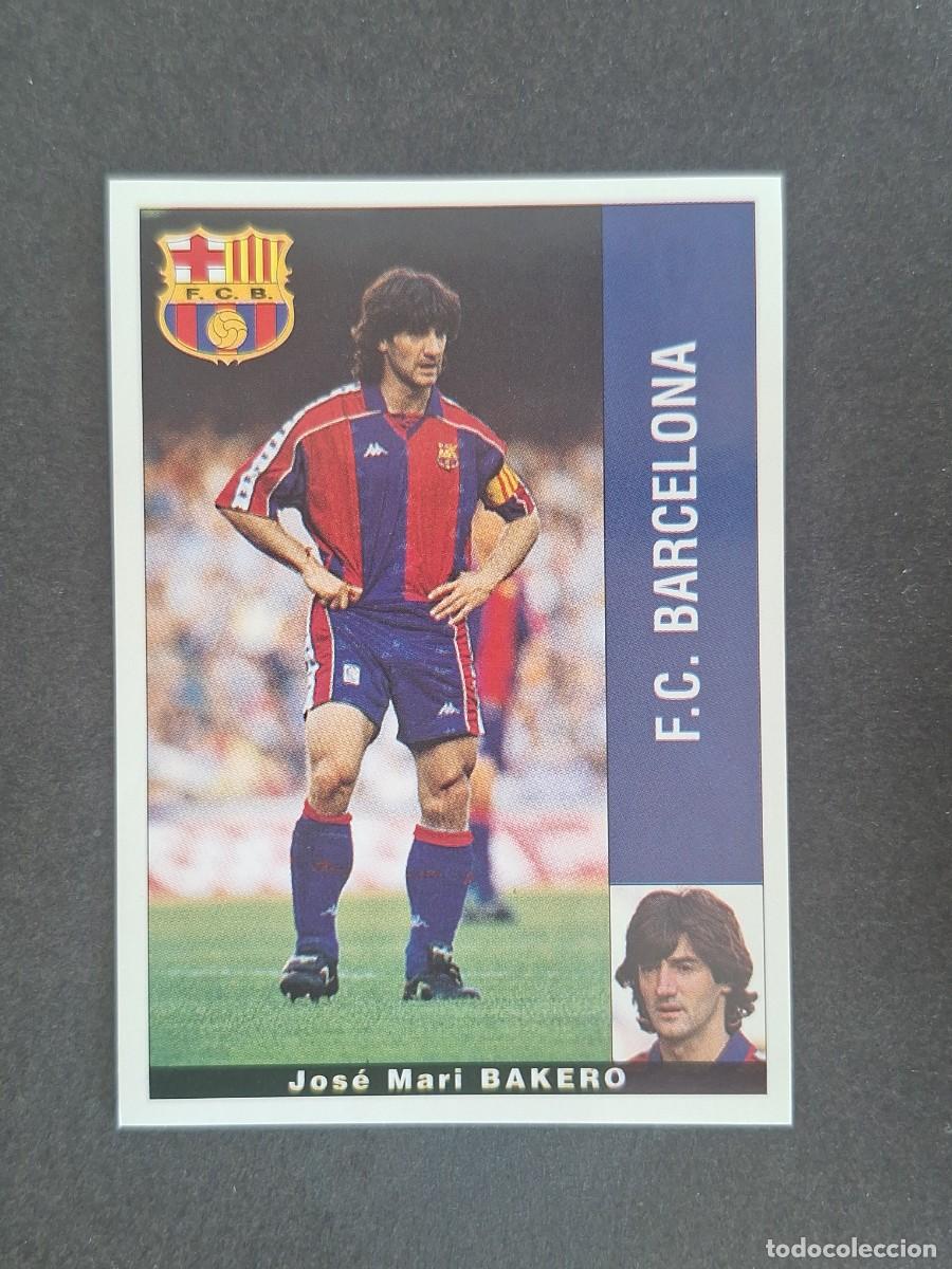 Cromos de f&uacute;tbol: L2 BAKERO F. C. BARCELONA PANINI LIGA 1995 1996 95 96 NUNCA PEGADO SIN PEGAR