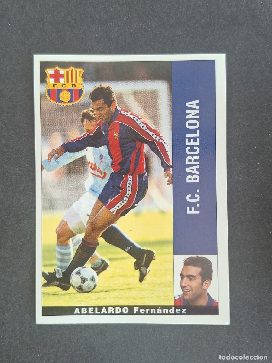 Cromos de f&uacute;tbol: L2 ABELARDO F. C. BARCELONA PANINI LIGA 1995 1996 95 96 NUNCA PEGADO SIN PEGAR