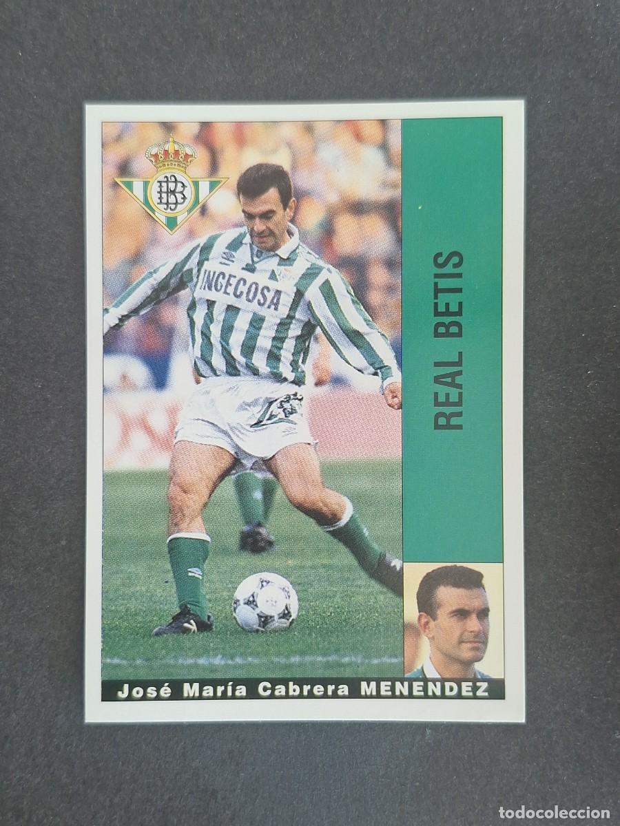 Cromos de f&uacute;tbol: L2 MENENDEZ REAL BETIS BALOMPIE PANINI LIGA 1995 1996 95 96 NUNCA PEGADO SIN PEGAR