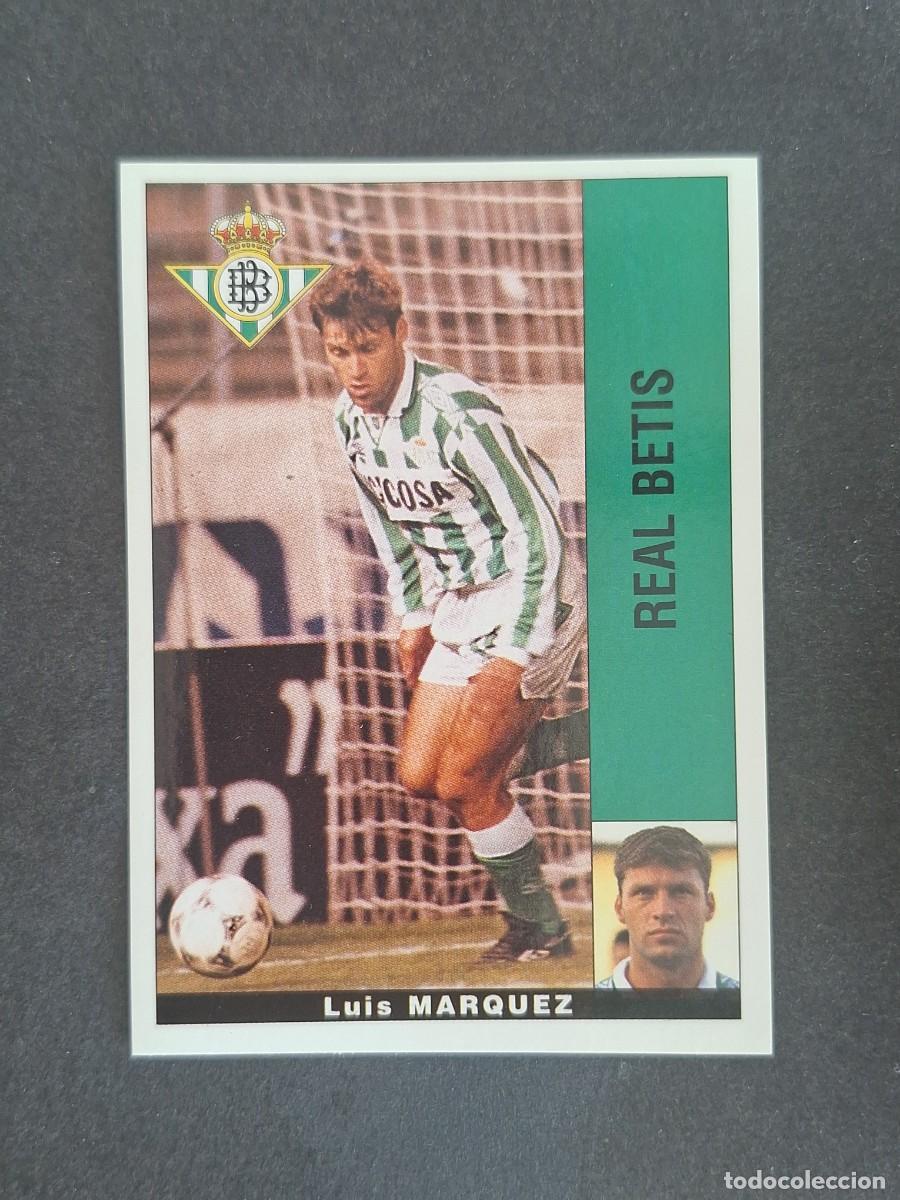 Cromos de f&uacute;tbol: L2 MARQUEZ REAL BETIS BALOMPIE PANINI LIGA 1995 1996 95 96 NUNCA PEGADO SIN PEGAR
