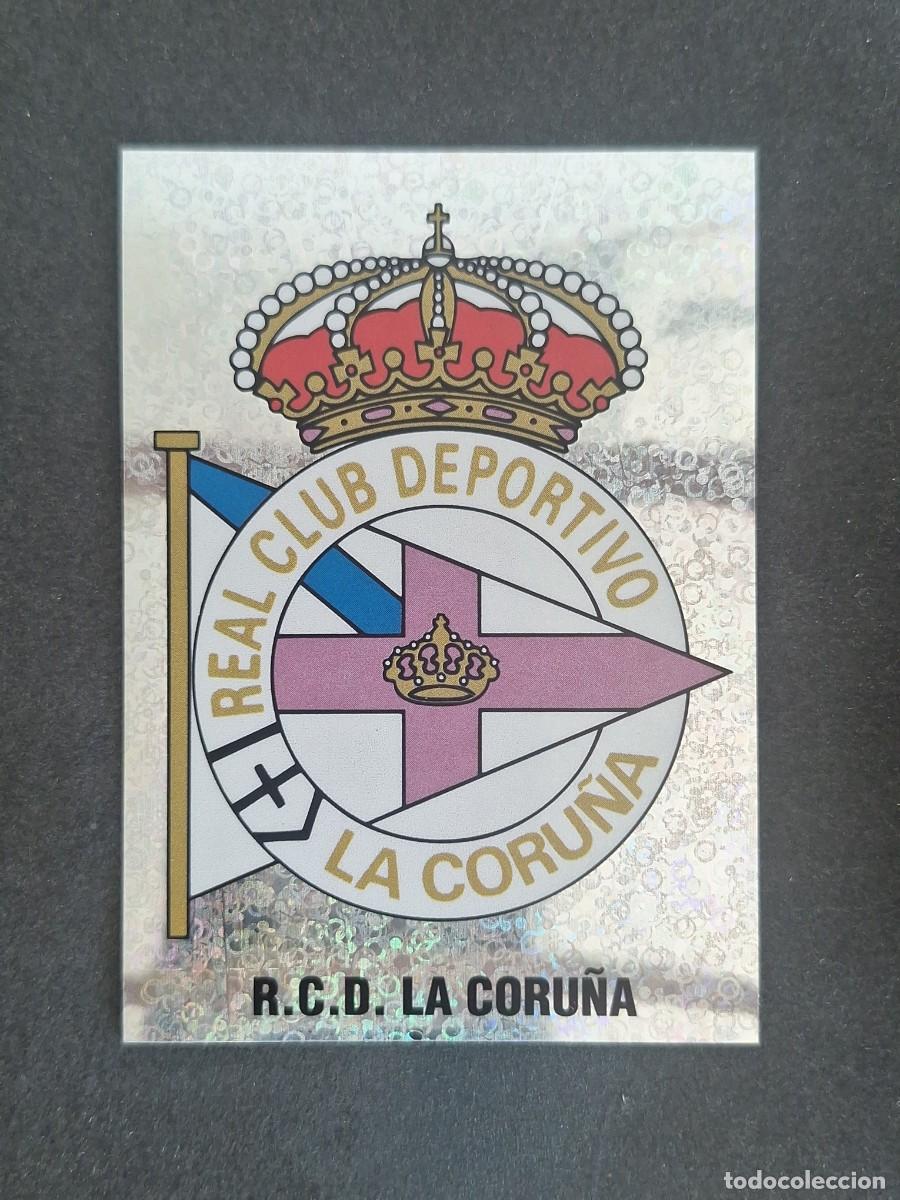 Cromos de f&uacute;tbol: L2 ESCUDO DEPORTIVO DE LA CORU&Ntilde;A PANINI LIGA 1995 1996 95 96 NUNCA PEGADO SIN PEGAR