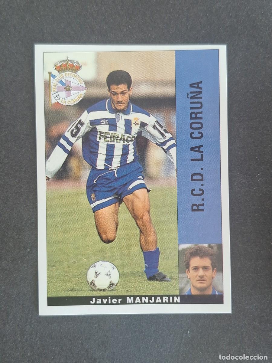 Cromos de f&uacute;tbol: L2 MANJARIN DEPORTIVO DE LA CORU&Ntilde;A PANINI LIGA 1995 1996 95 96 NUNCA PEGADO SIN PEGAR