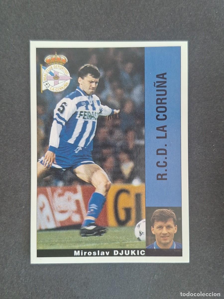 Cromos de f&uacute;tbol: L2 DJUKIC DEPORTIVO DE LA CORU&Ntilde;A PANINI LIGA 1995 1996 95 96 NUNCA PEGADO SIN PEGAR