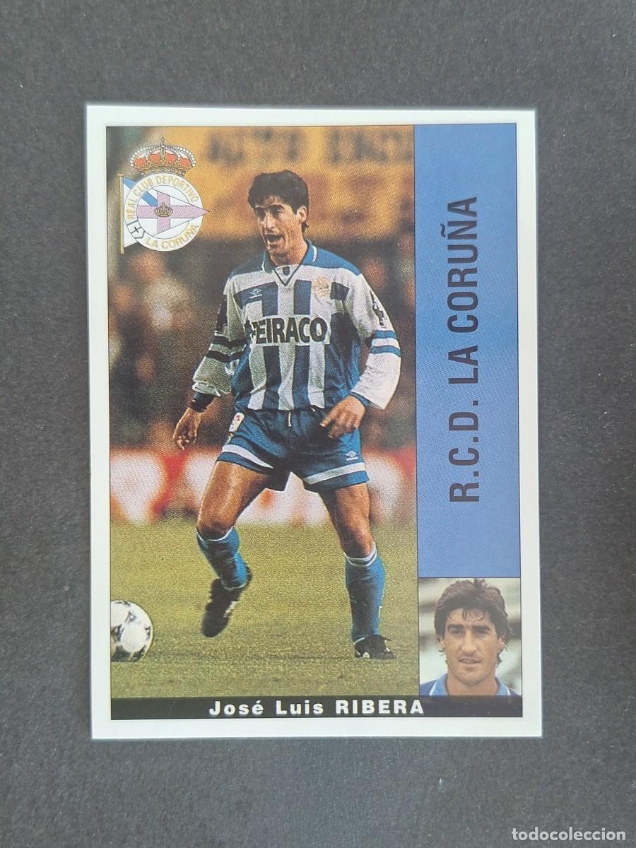 Cromos de f&uacute;tbol: L2 RIBERA DEPORTIVO DE LA CORU&Ntilde;A PANINI LIGA 1995 1996 95 96 NUNCA PEGADO SIN PEGAR