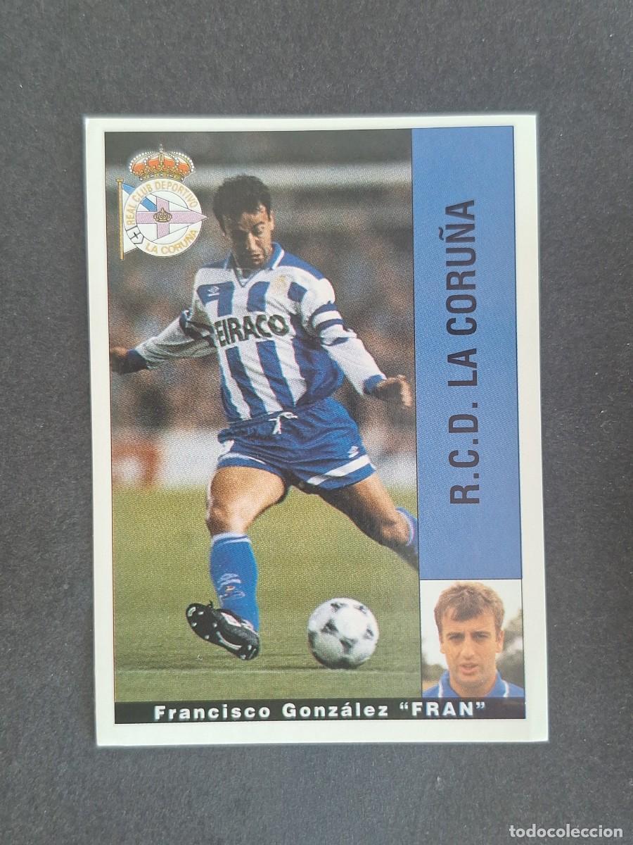 Cromos de f&uacute;tbol: L2 FRAN DEPORTIVO DE LA CORU&Ntilde;A PANINI LIGA 1995 1996 95 96 NUNCA PEGADO SIN PEGAR