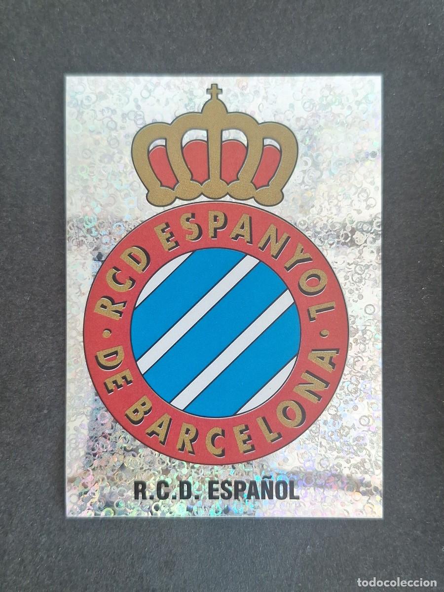 Football Stickers: L2 ESCUDO R. C. D. ESPA&Ntilde;OL PANINI LIGA 1995 1996 95 96 NUNCA PEGADO SIN PEGAR