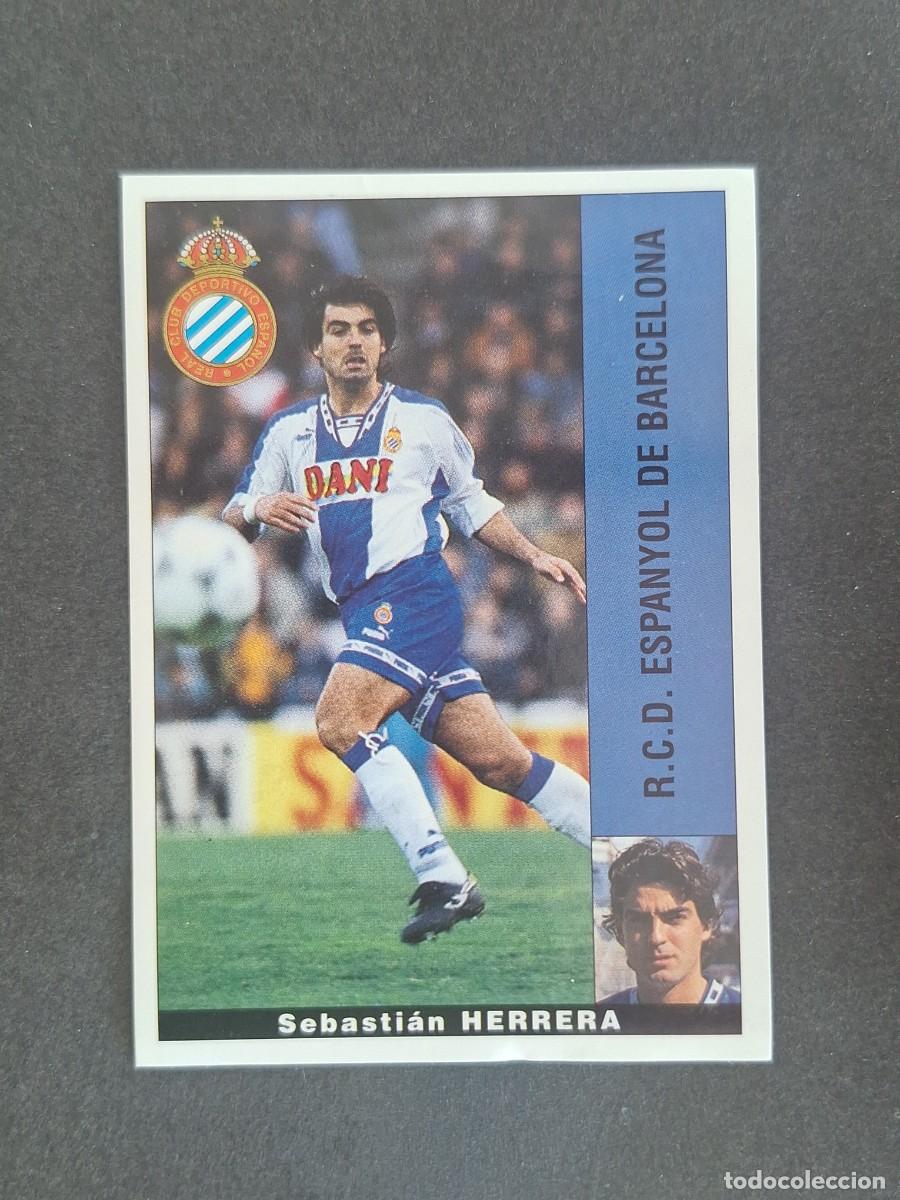 Cromos de f&uacute;tbol: L2 HERRERA R. C. D. ESPA&Ntilde;OL PANINI LIGA 1995 1996 95 96 NUNCA PEGADO SIN PEGAR