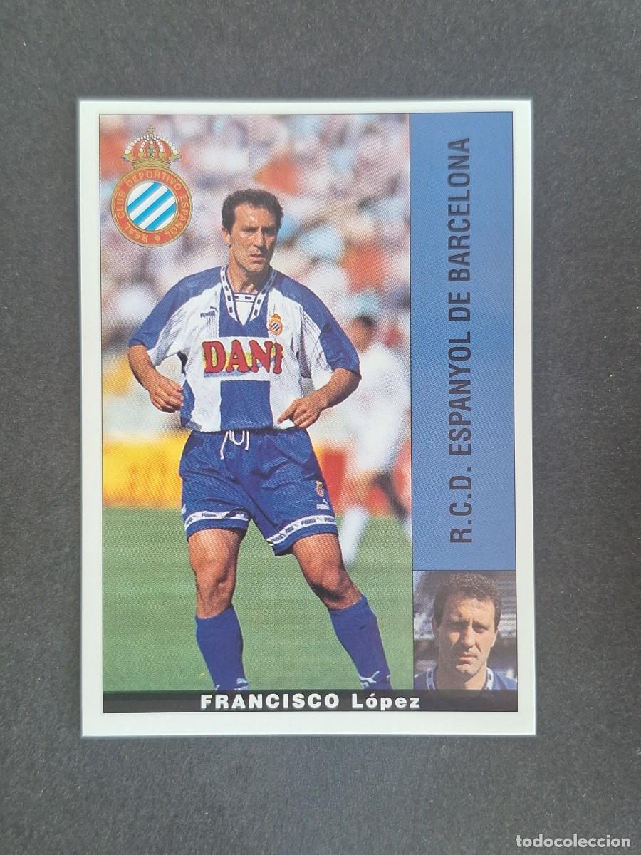 Cromos de f&uacute;tbol: L2 FRANCISCO R. C. D. ESPA&Ntilde;OL PANINI LIGA 1995 1996 95 96 NUNCA PEGADO SIN PEGAR