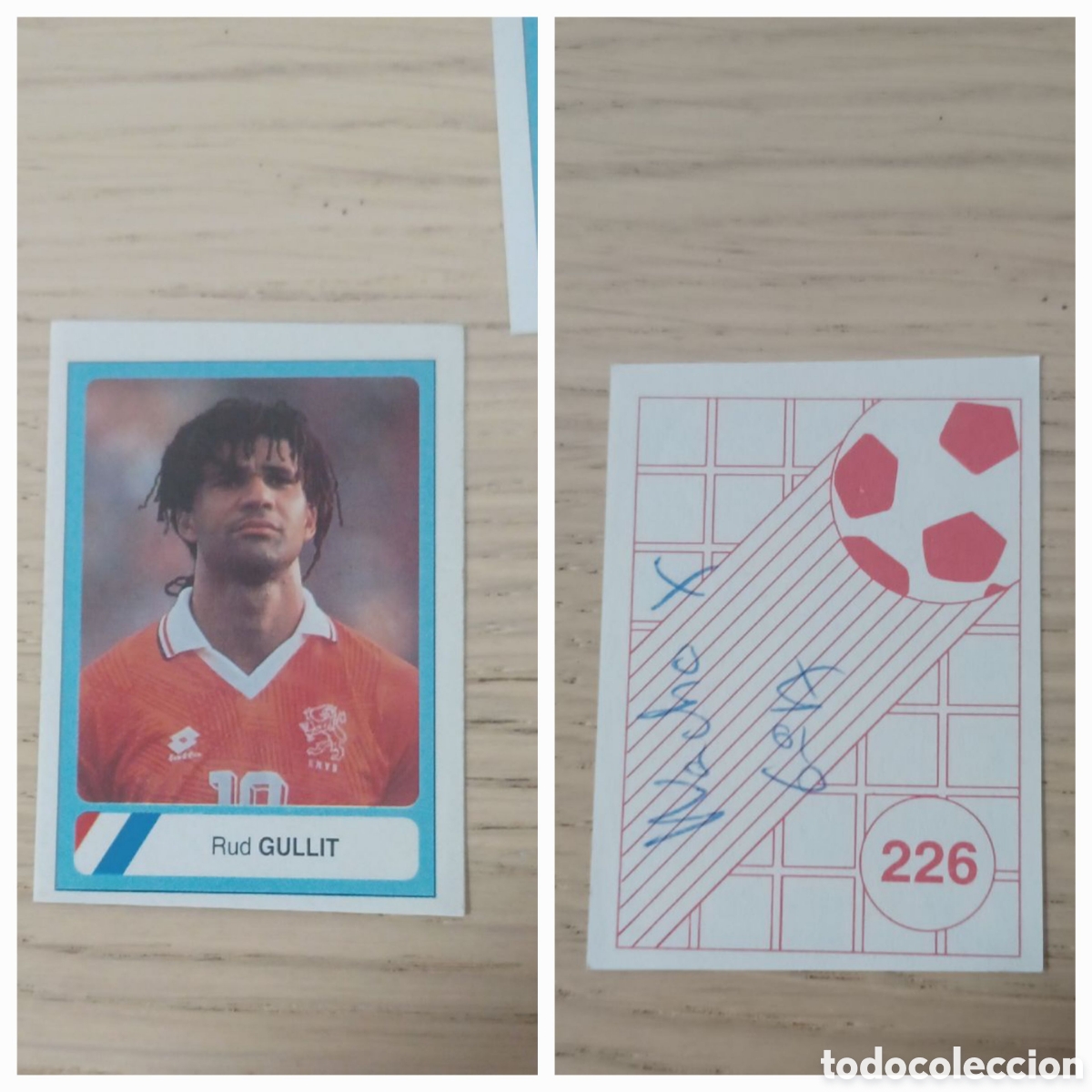 Cromos de f&uacute;tbol: CROMO GULLIT N 226 HOLANDA EDICIONES ESTADIO MUNDIAL EEUU 94 SIN PEGAR