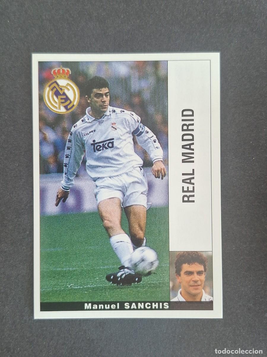 Cromos de f&uacute;tbol: L2 SANCHIS REAL MADRID PANINI LIGA 1995 1996 95 96 NUNCA PEGADO SIN PEGAR
