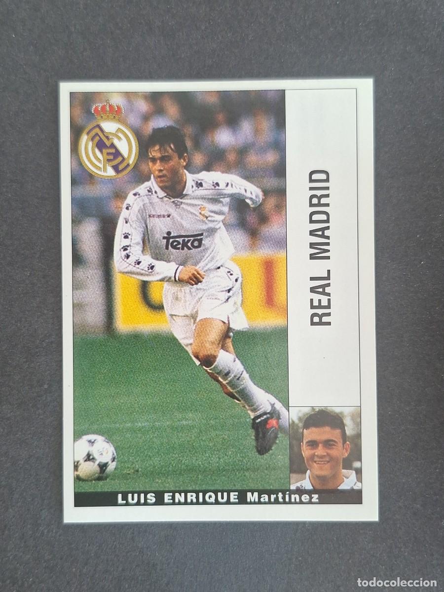Cromos de f&uacute;tbol: L2 LUIS ENRIQUE REAL MADRID PANINI LIGA 1995 1996 95 96 NUNCA PEGADO SIN PEGAR