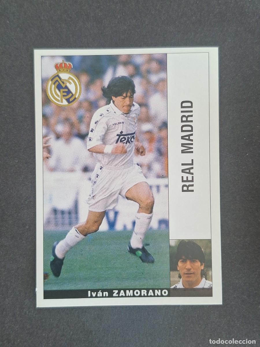 Cromos de f&uacute;tbol: L2 ZAMORANO REAL MADRID PANINI LIGA 1995 1996 95 96 NUNCA PEGADO SIN PEGAR