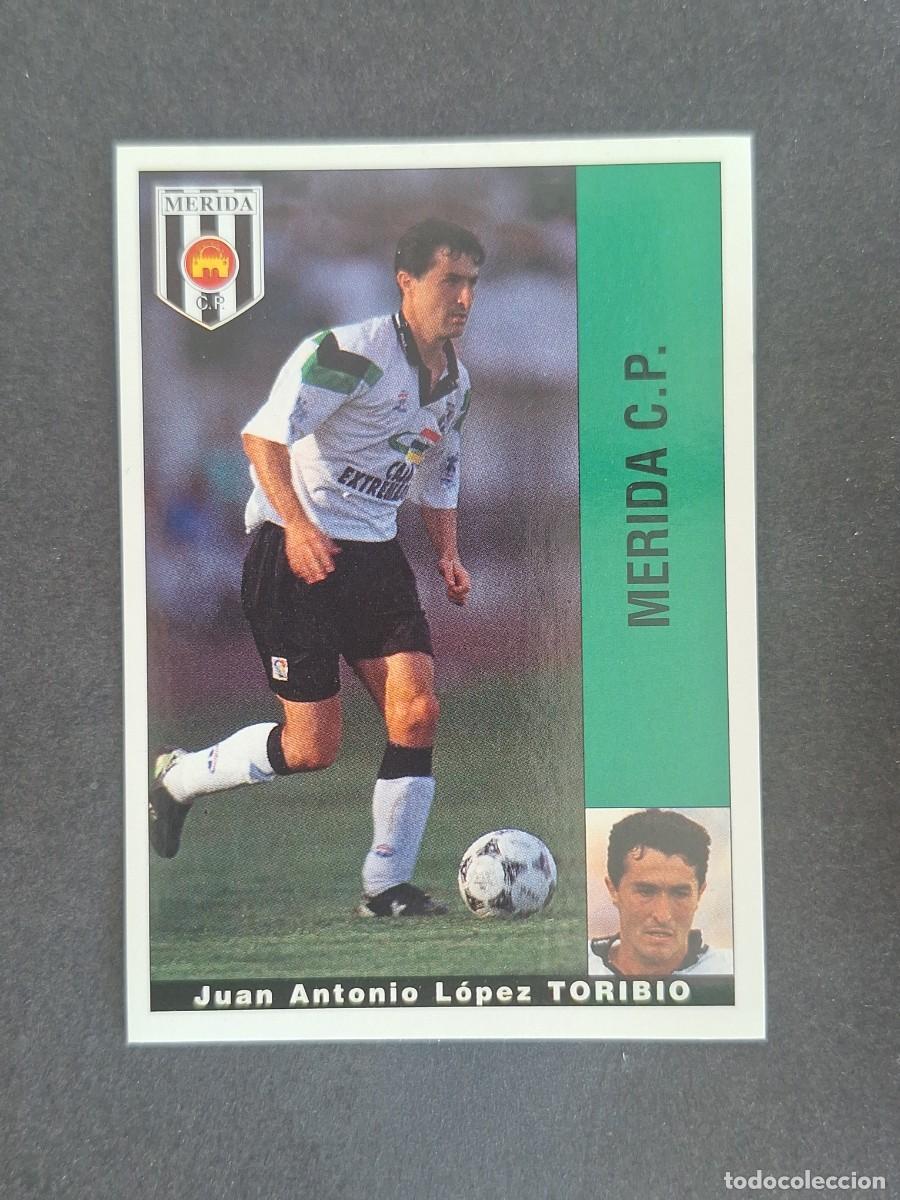 Cromos de f&uacute;tbol: L2 TORIBIO MERIDA C. P. PANINI LIGA 1995 1996 95 96 NUNCA PEGADO SIN PEGAR