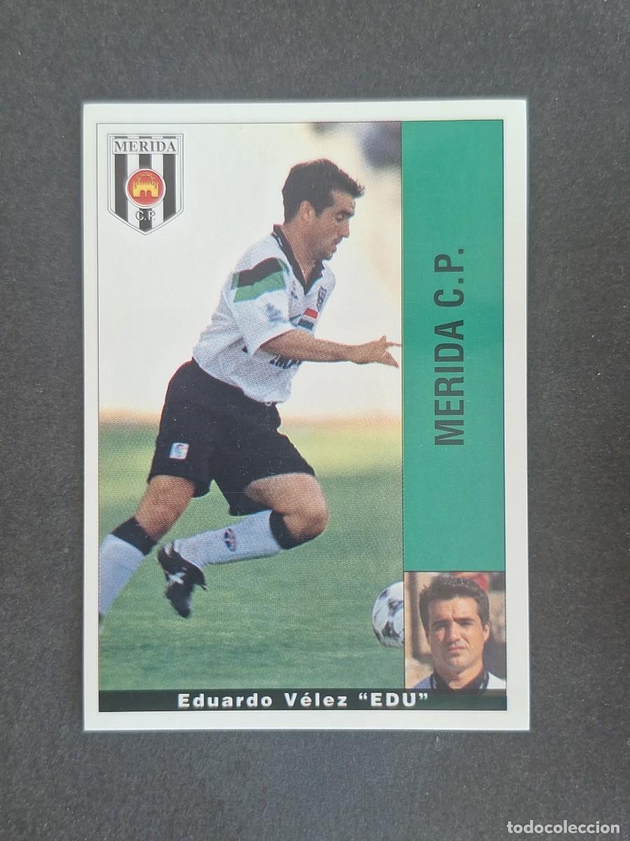 Cromos de f&uacute;tbol: L2 EDU MERIDA C. P. PANINI LIGA 1995 1996 95 96 NUNCA PEGADO SIN PEGAR