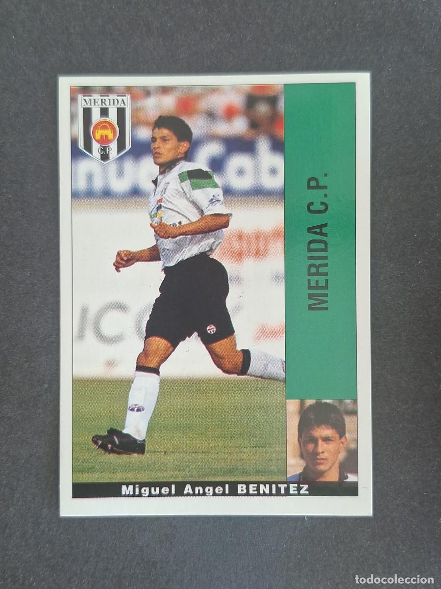 Cromos de f&uacute;tbol: L2 BENITEZ MERIDA C. P. PANINI LIGA 1995 1996 95 96 NUNCA PEGADO SIN PEGAR