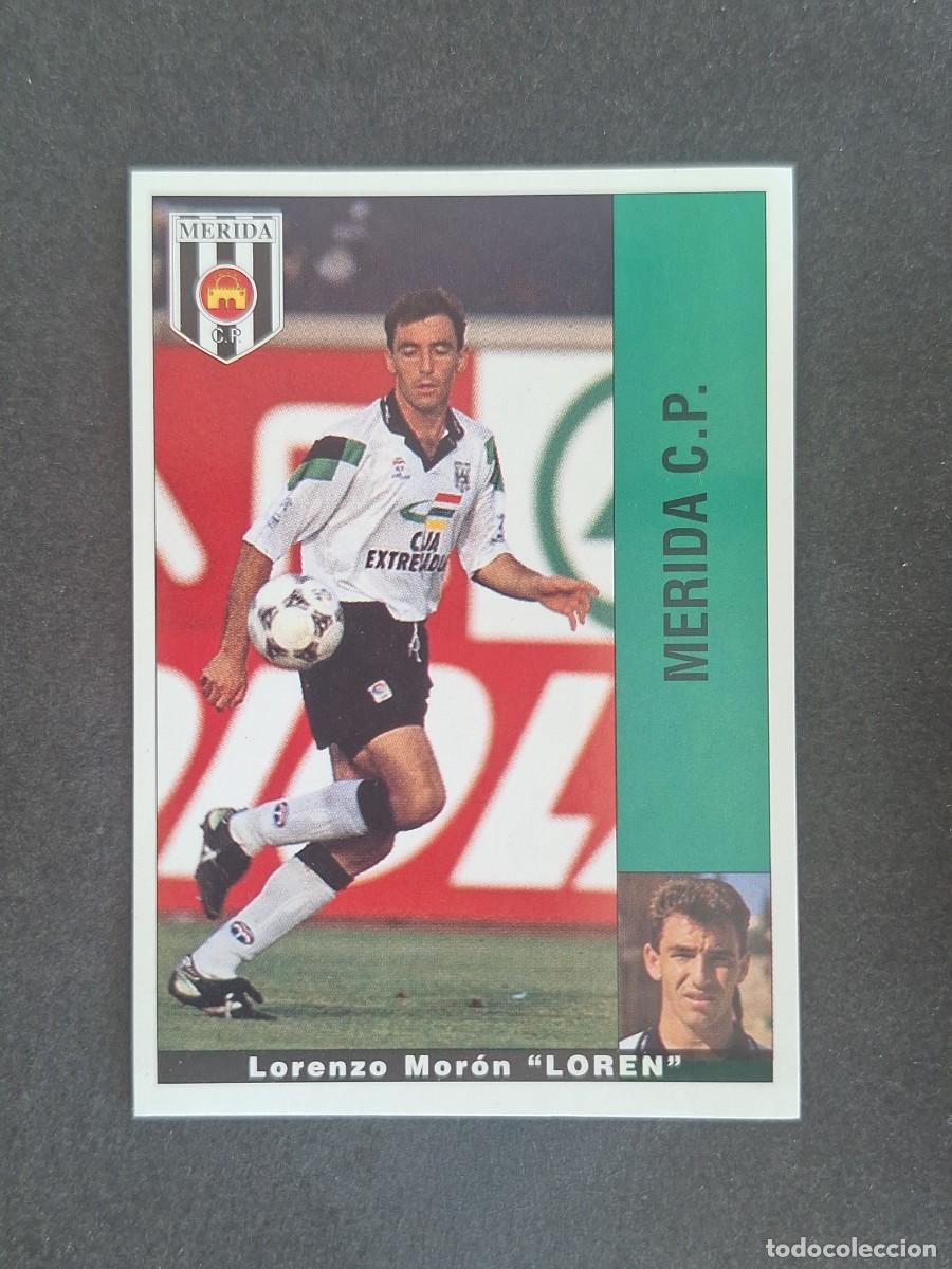 Cromos de f&uacute;tbol: L2 LOREN MERIDA C. P. PANINI LIGA 1995 1996 95 96 NUNCA PEGADO SIN PEGAR
