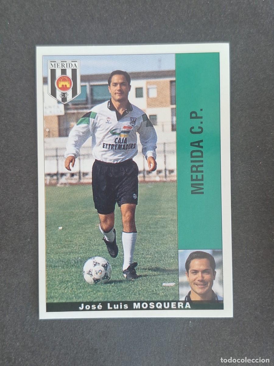 Cromos de f&uacute;tbol: L2 MOSQUERA MERIDA C. P. PANINI LIGA 1995 1996 95 96 NUNCA PEGADO SIN PEGAR