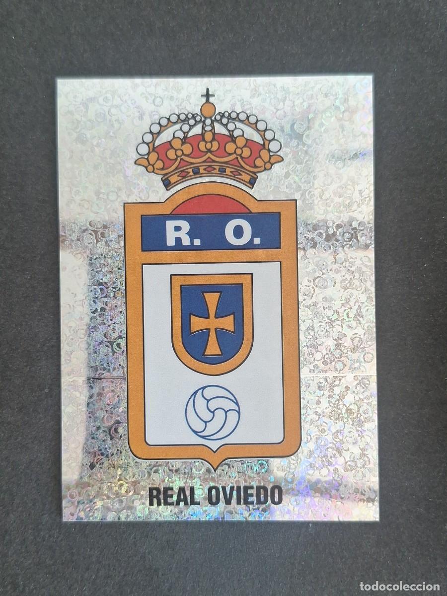 Cromos de f&uacute;tbol: L2 ESCUDO REAL OVIEDO PANINI LIGA 1995 1996 95 96 NUNCA PEGADO SIN PEGAR