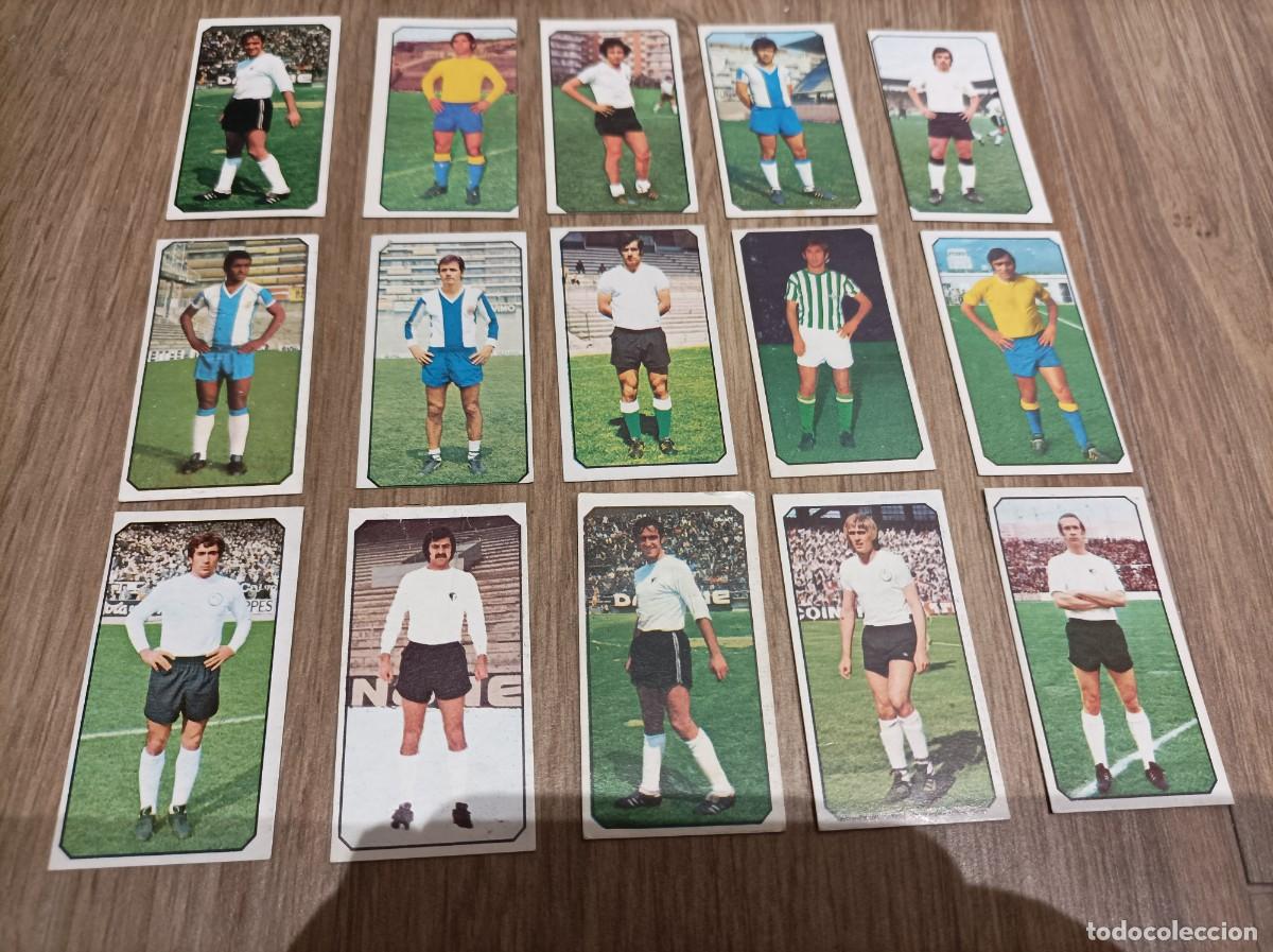 Cromos de f&uacute;tbol: LOTE 15 CROMOS LIGA ESTE 1977 1978 - RECUPERADOS DE ALBUM