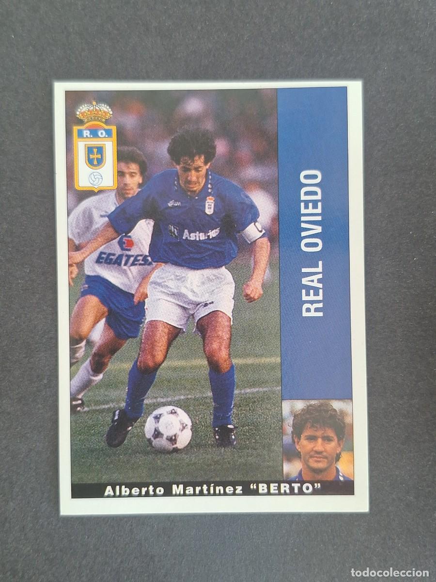 Cromos de f&uacute;tbol: L2 BERTO REAL OVIEDO PANINI LIGA 1995 1996 95 96 NUNCA PEGADO SIN PEGAR