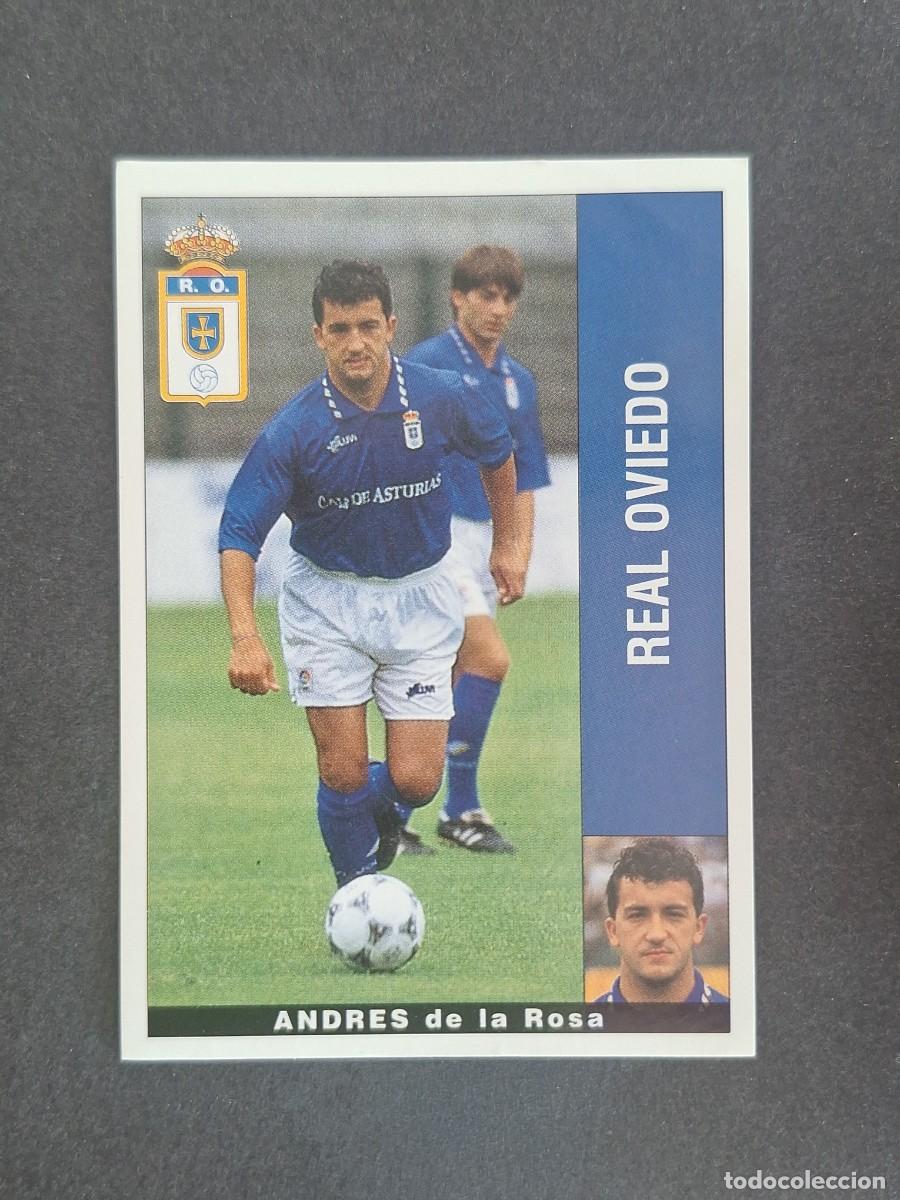 Cromos de f&uacute;tbol: L2 ANDRES REAL OVIEDO PANINI LIGA 1995 1996 95 96 NUNCA PEGADO SIN PEGAR