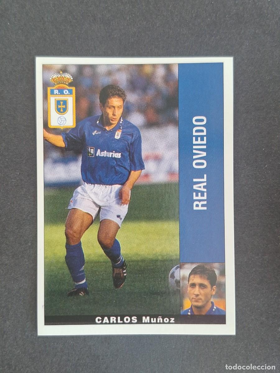 Cromos de f&uacute;tbol: L2 CARLOS REAL OVIEDO PANINI LIGA 1995 1996 95 96 NUNCA PEGADO SIN PEGAR