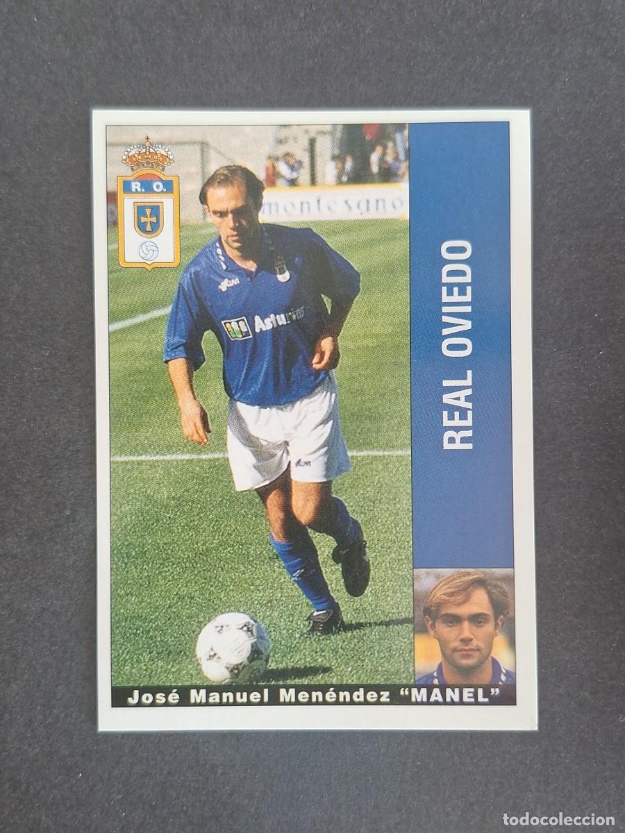 Fu&szlig;ball-Sticker: L2 MANEL REAL OVIEDO PANINI LIGA 1995 1996 95 96 NUNCA PEGADO SIN PEGAR