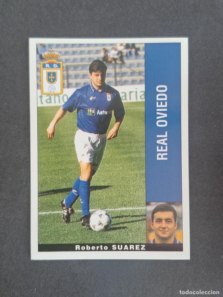 Fu&szlig;ball-Sticker: L2 SUAREZ REAL OVIEDO PANINI LIGA 1995 1996 95 96 NUNCA PEGADO SIN PEGAR