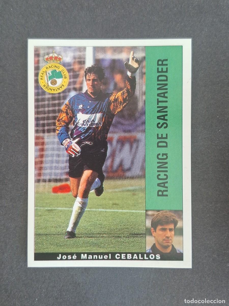 Fu&szlig;ball-Sticker: L2 CEBALLOS RACING DE SANTANDER PANINI LIGA 1995 1996 95 96 NUNCA PEGADO SIN PEGAR