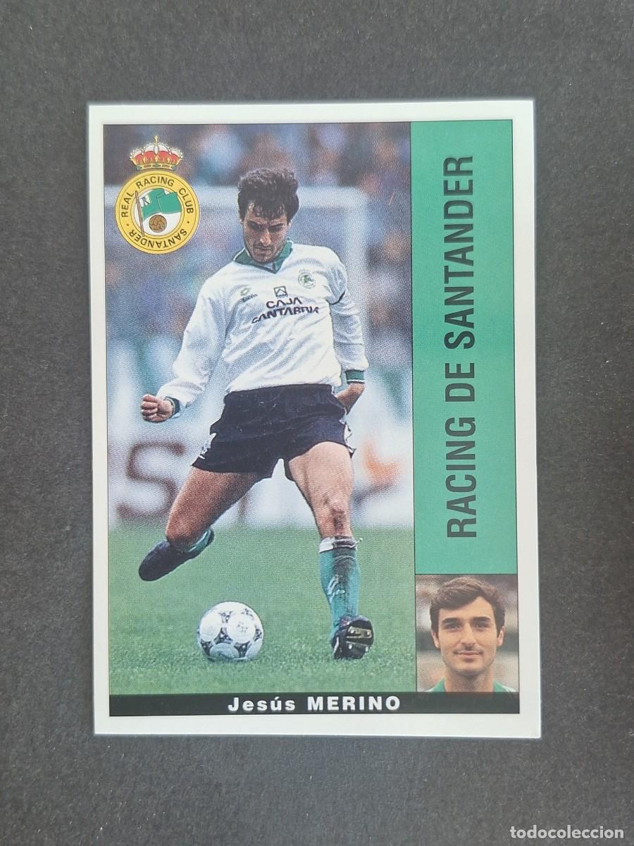 Fu&szlig;ball-Sticker: L2 MERINO RACING DE SANTANDER PANINI LIGA 1995 1996 95 96 NUNCA PEGADO SIN PEGAR